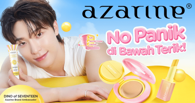 Editorial Harian Wanita – Dino Seventeen menjadi Duta Merek Azarine, mengundang penggemar untuk rajin menggunakan tabir surya!