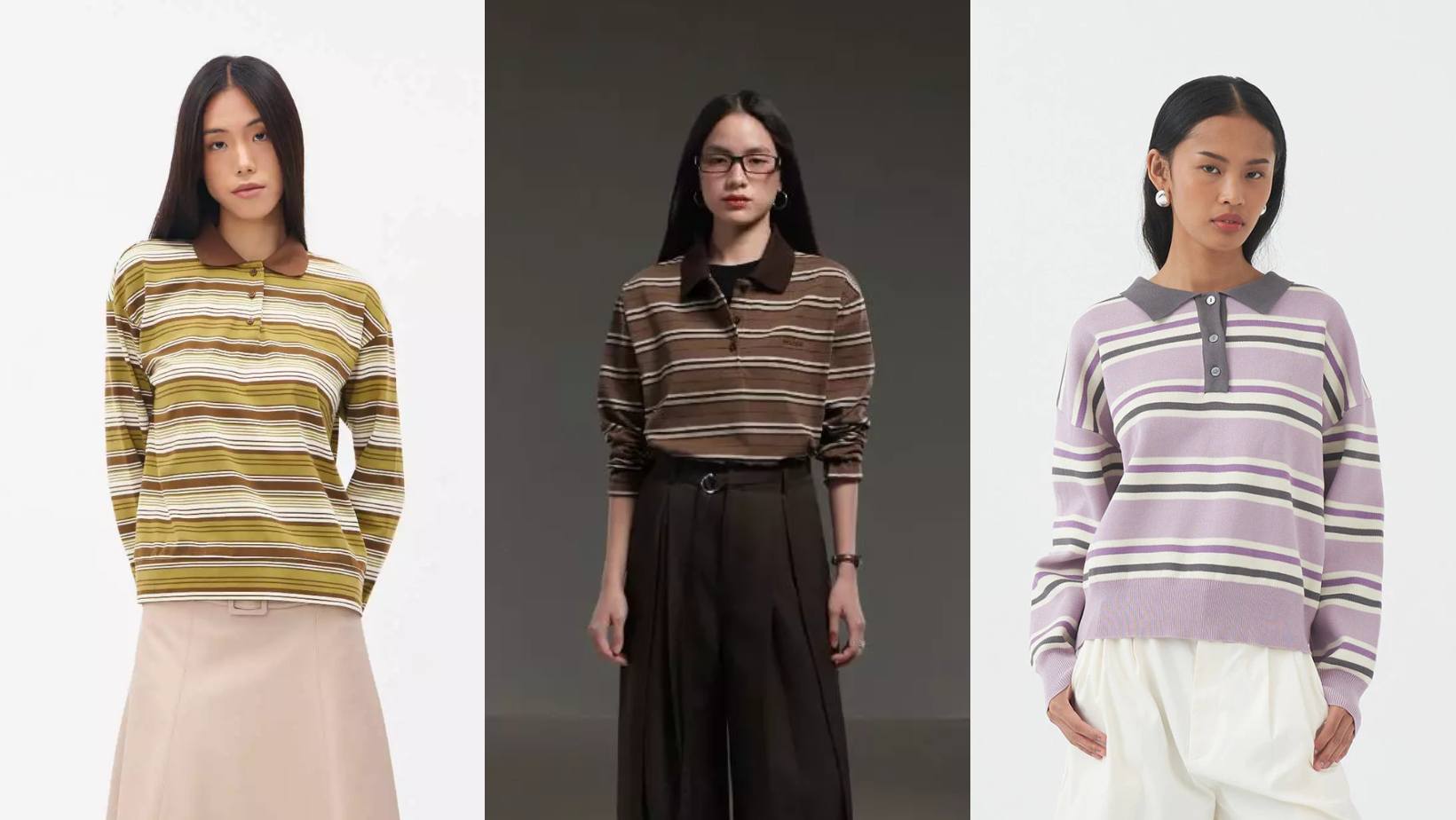 Editorial Harian Wanita – Banyak Penggemarnya di Tahun 2026, Lirik 4 Rekomendasi Kaos Polo Bergaris dari Brand Lokal!