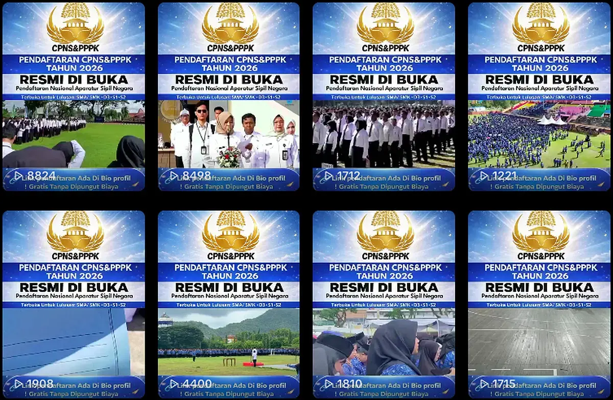 Peringatan! Penipuan Pendaftaran CPNS/PPPK Lulusan SMA, D3 & S1 Marak di TikTok, Modus Phishing Sasar Data Pribadi