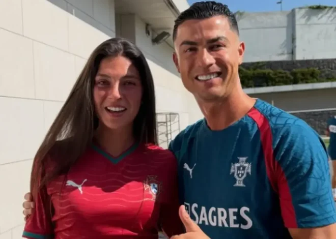 Pembuat Konten Sepak Bola Céline Dept Akhirnya Bertemu Idolanya Cristiano Ronaldo, Komentar Istri Megastar